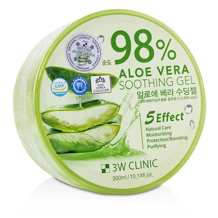 3W Clinic 98% Aloe Vera Soothing Gel 300ml