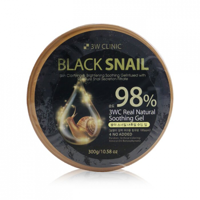 3W Clinic Black Snail Natural Soothing Gel 300g