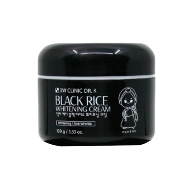 3W Clinic Dr. K Black Rice Whitening Cream 100ml
