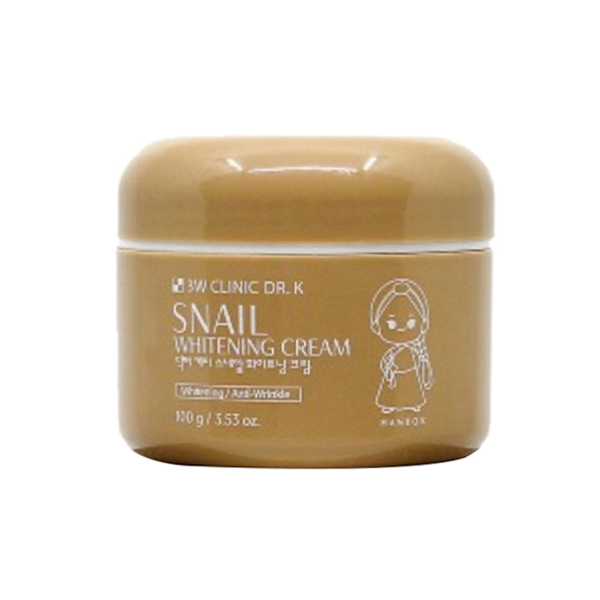 3W Clinic Dr. K Snail Whitening Cream 100ml