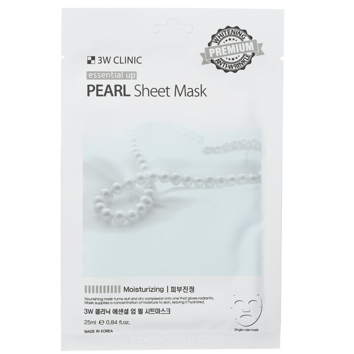 3W Clinic Essential Up Pearl Sheet Mask 25ml
