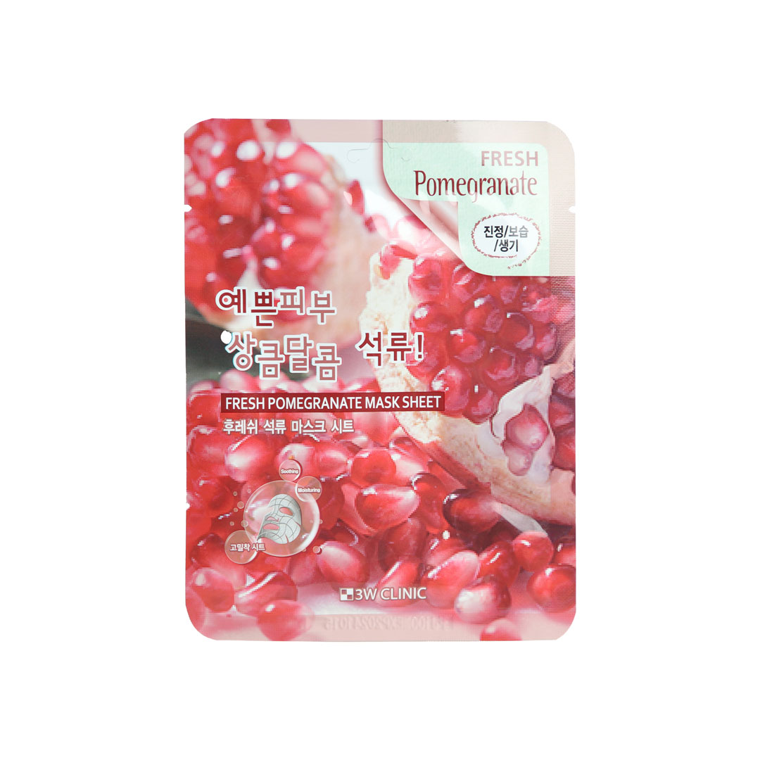 3W Clinic Fresh Pomegranate Sheet Mask 23ml