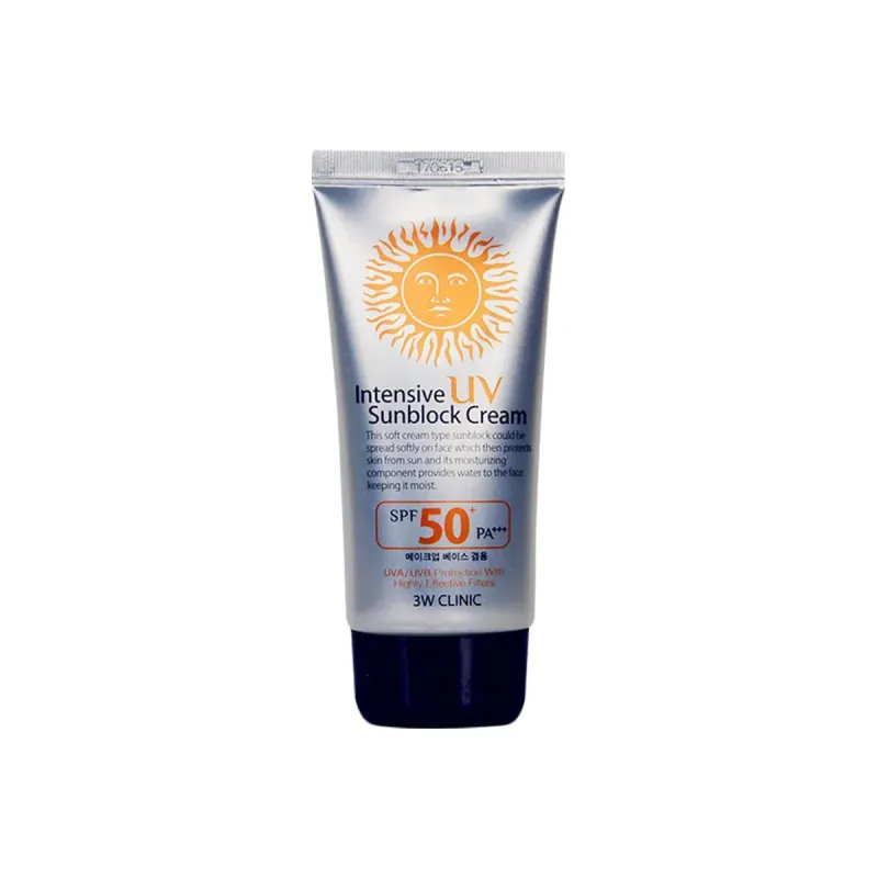 3W Clinic Intensive UV Sunblock Cream Spf 50+ Pa+++ 70ml