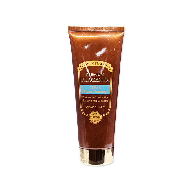 3W Clinic Premium Placenta Clear Foam Cleansing 180ml