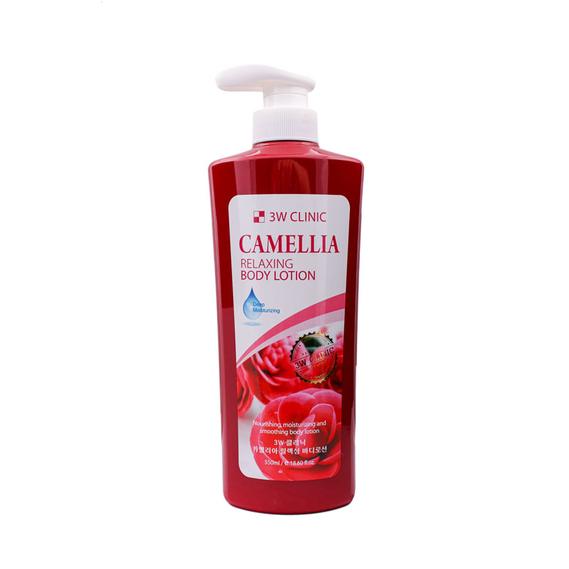 3W Clinic Relaxing Body Lotion- Camellia 550ml