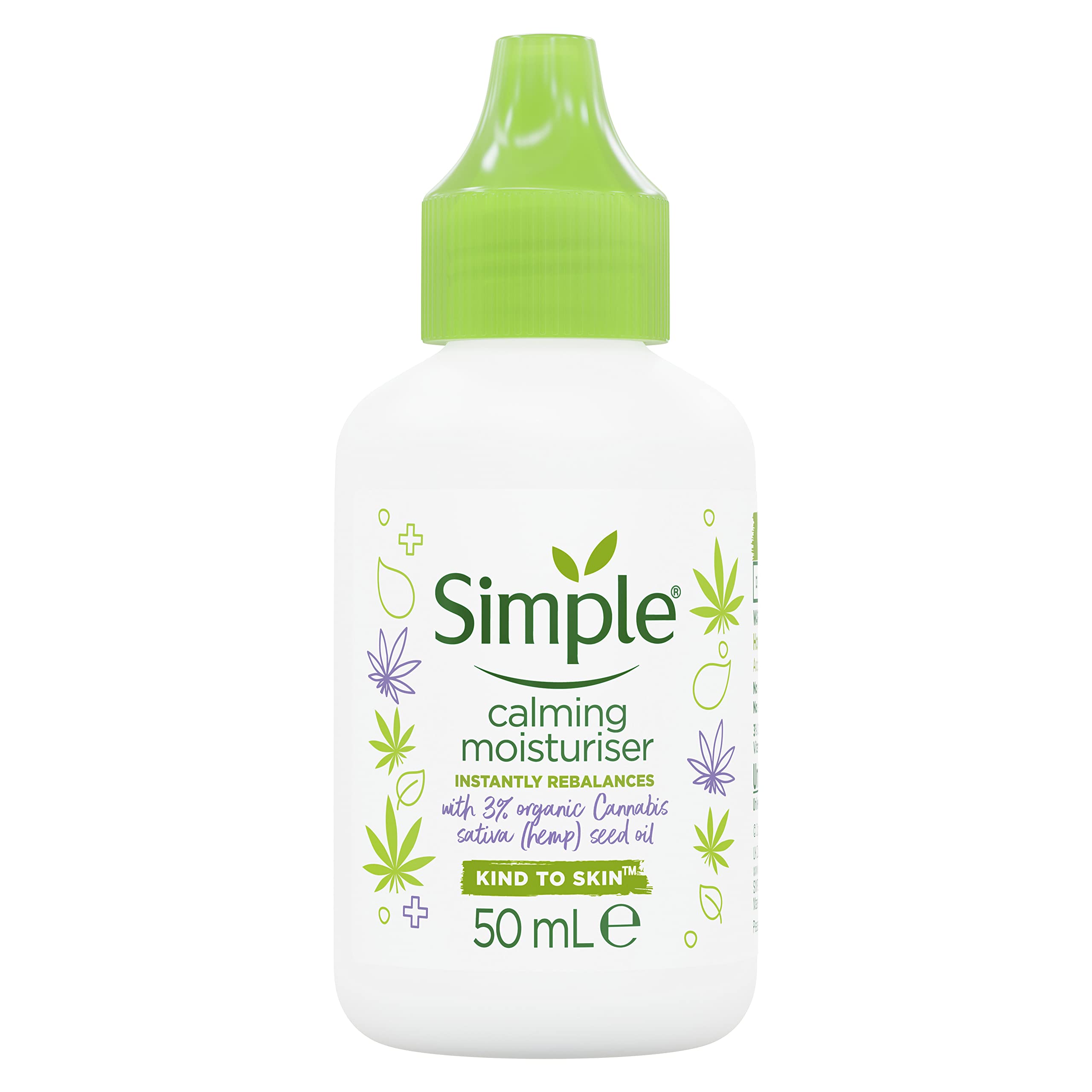 Simple Calming Moisturiser Skin Cream 50ml
