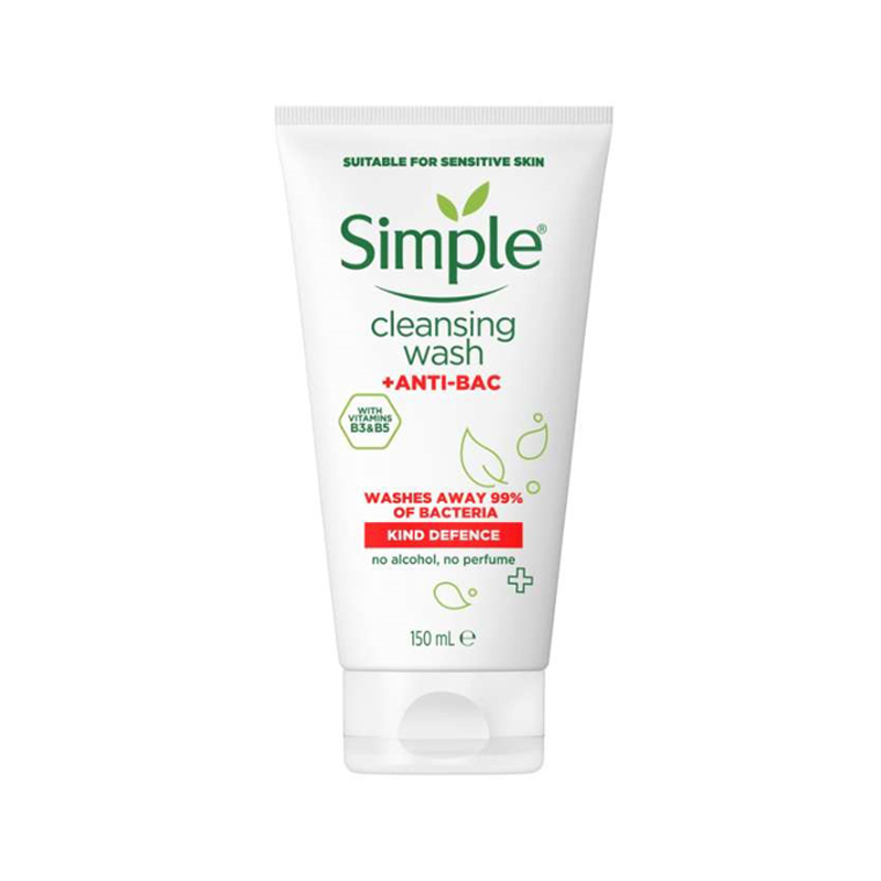 Simple Anti-Bac Cleansing Wash 150ml
