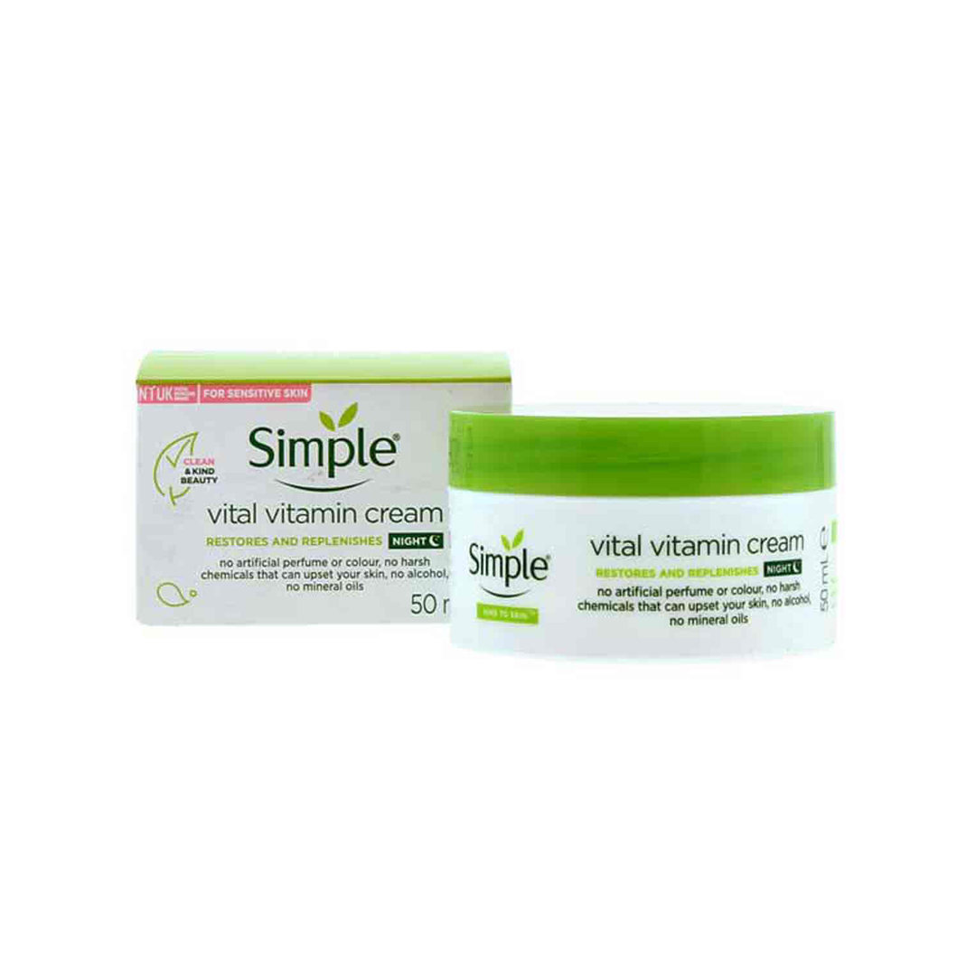 Simple Kind to Skin Vital Vitamin Night Cream - 50ml
