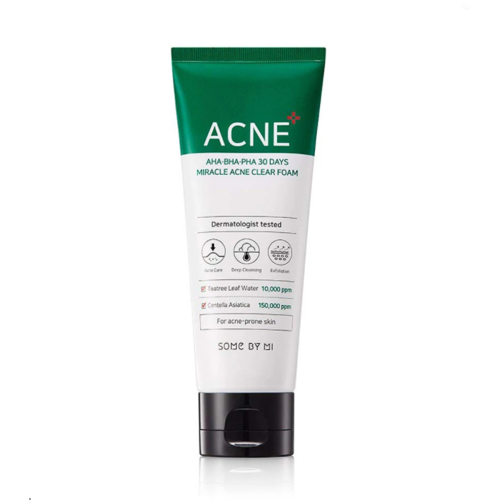 Some By Mi AHA BHA PHA 30 Days Miracle Acne Clear Foam 100ml