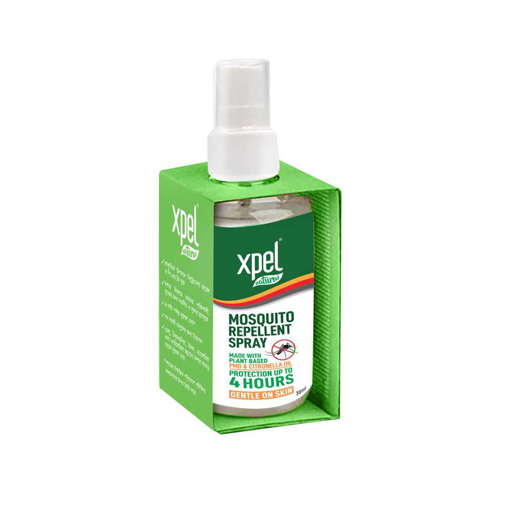 Xpel Natural Mosquito Repellent Spray 30ml