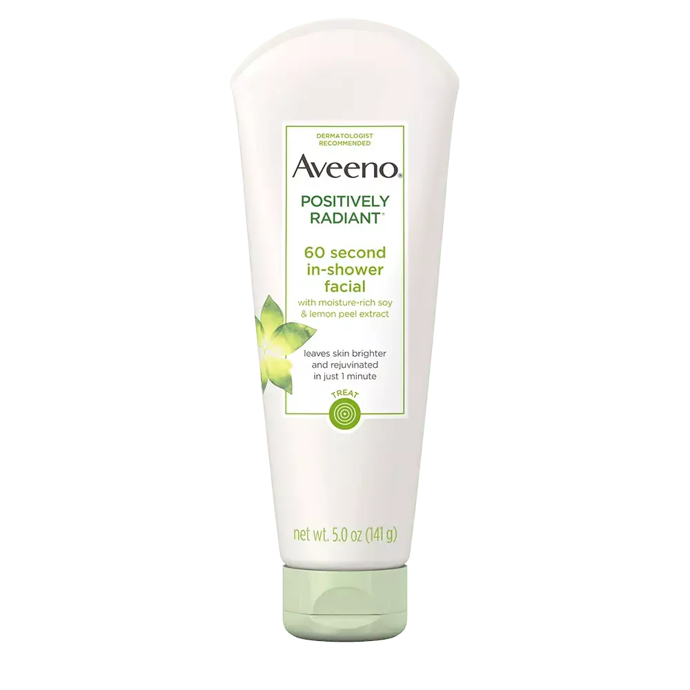 Aveeno Positively Radiant 60 Second In-Shower Facial For Glowing Skin 141g