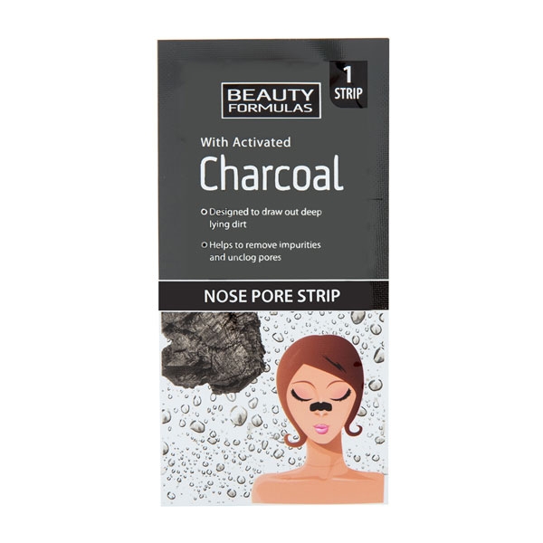 Beauty Formulas Activated Charcoal Nose Pore Strips 6 Strips