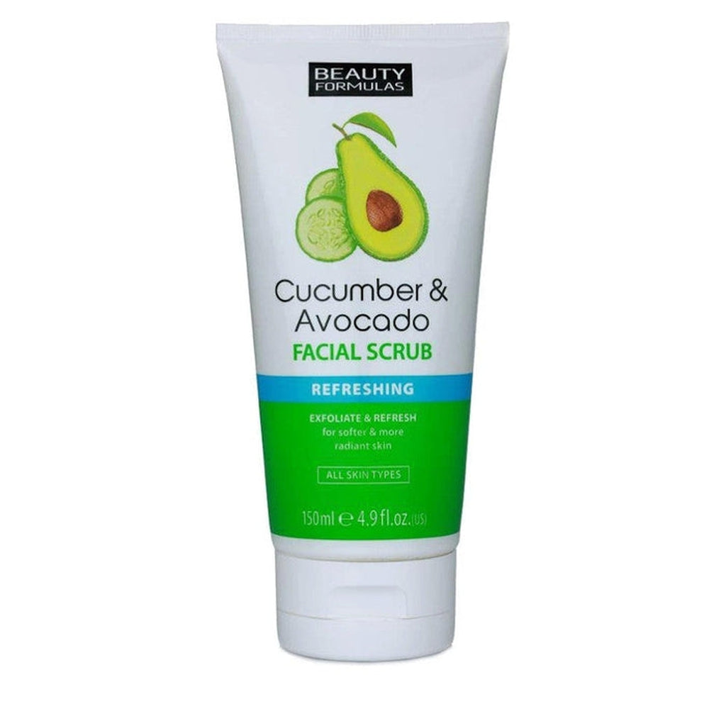 Beauty Formulas Cucumber & Avocado Refreshing Facial Scrub 150ml