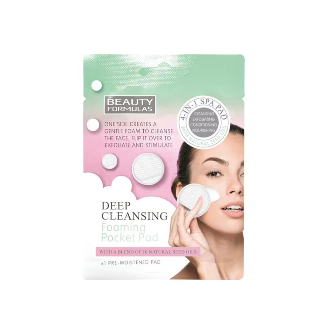 Beauty Formulas Deep Cleansing Foaming Pocket Pad