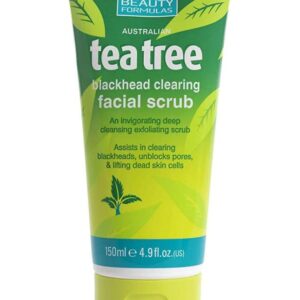 Beauty Formulas Tea Tree Exfoliating Facial Scrub 150ml