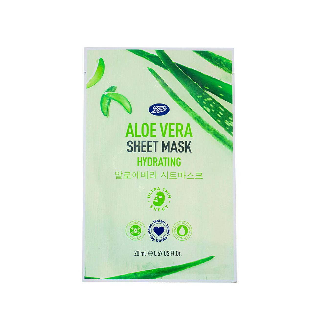 Boots Aloe Vera Face Sheet Mask 18ml