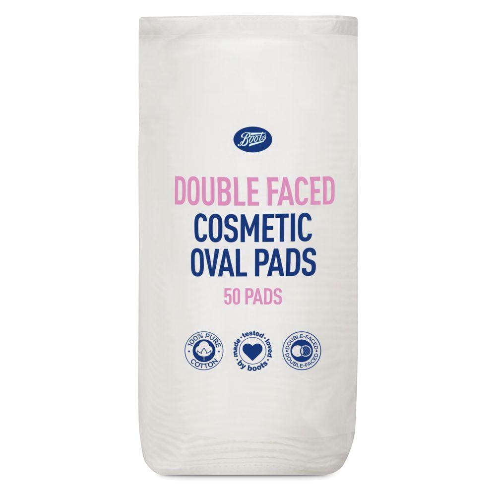 Boots Cotton Wool Double Faced Oval Pads 50 pads