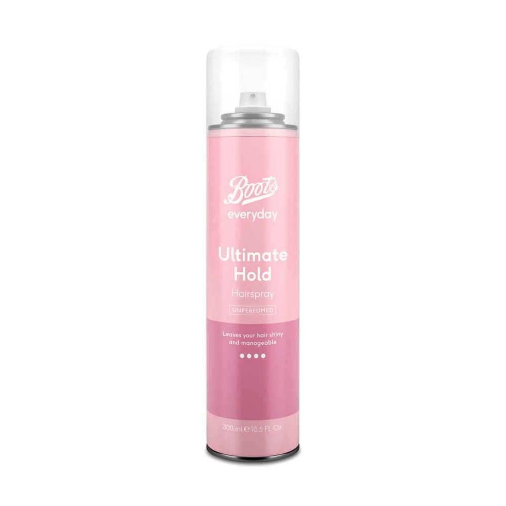 Boots Everyday Unperfumed Hairspray Maximum Hold 300ml