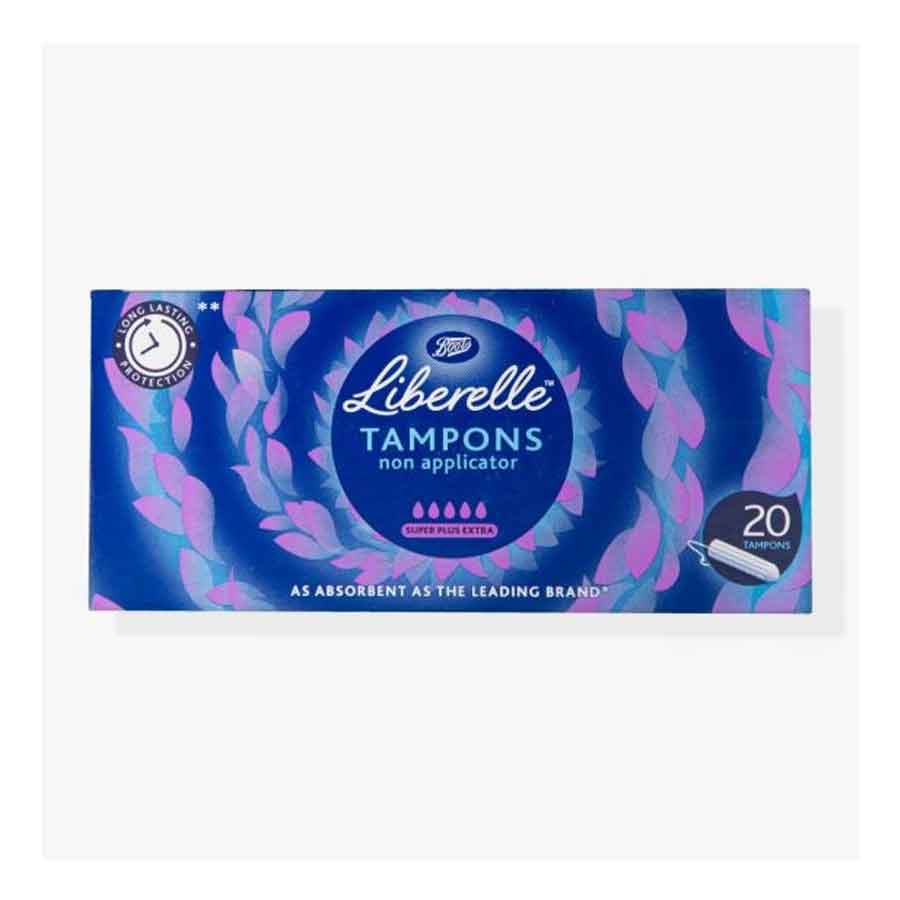 Boots Liberelle Non Applicator Tampons Super Plus 20 Tampons