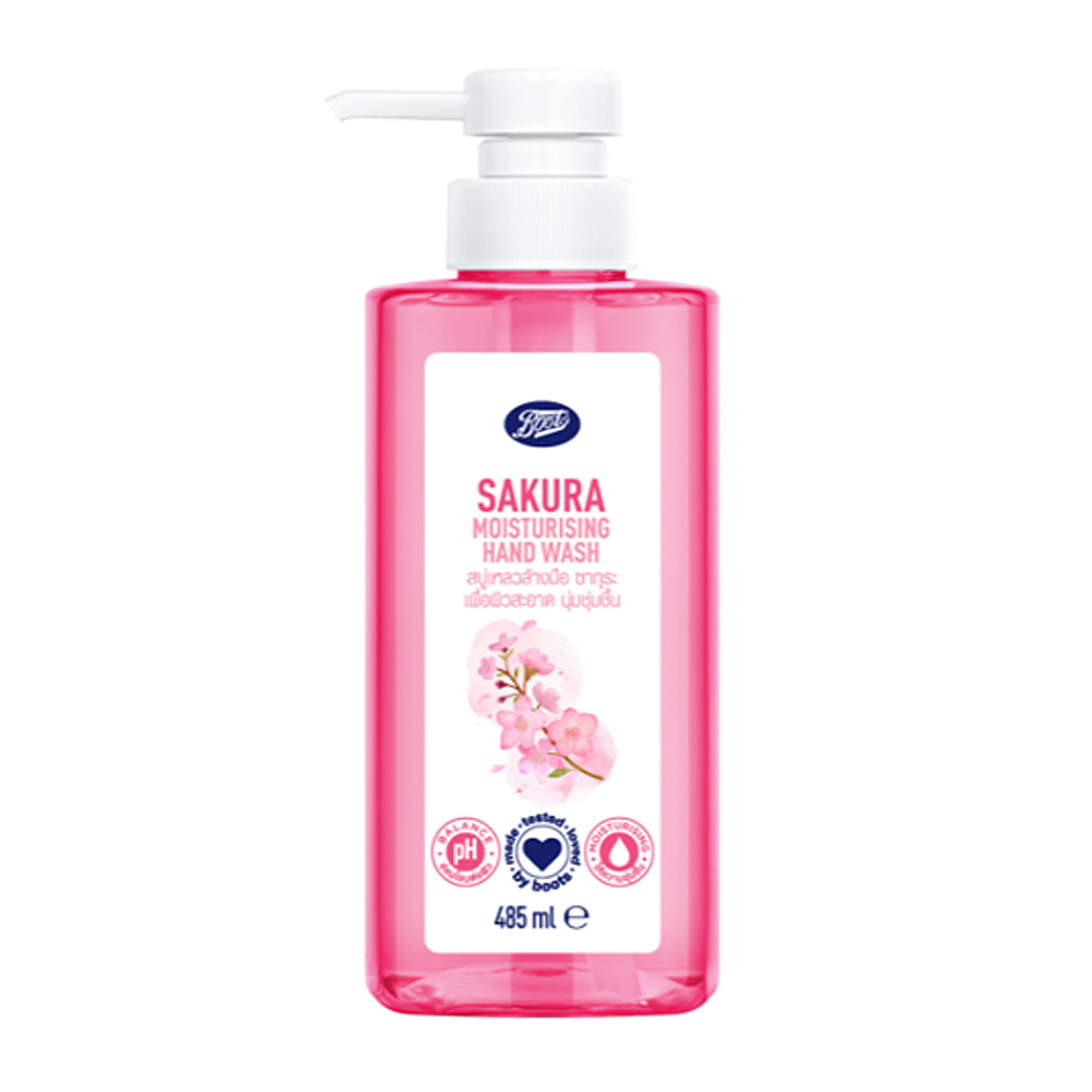 Boots Sakura Moisturising Hand Wash 485ml